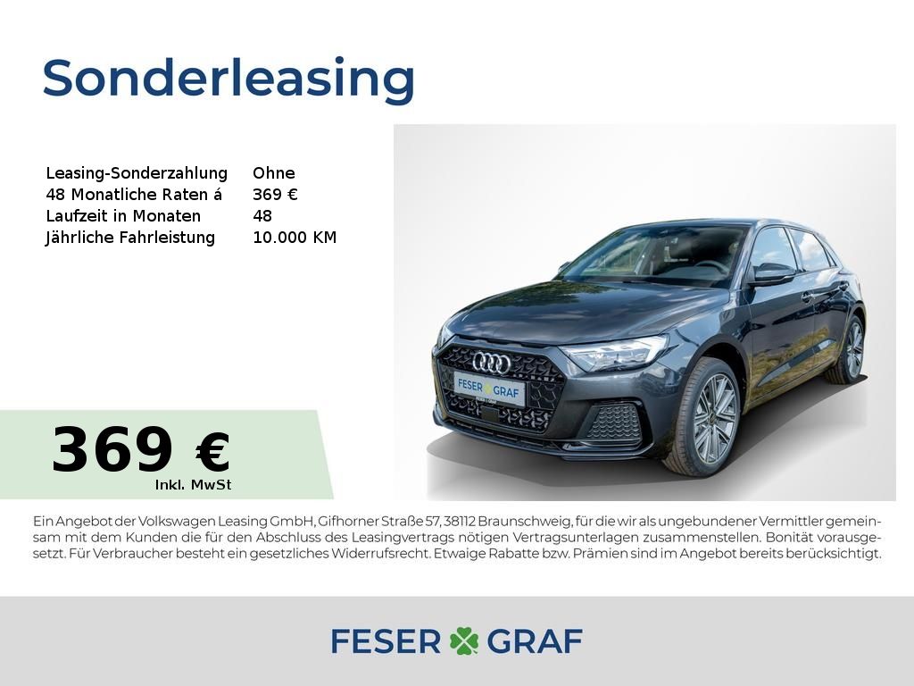Audi A1 SB 30 TFSI S tronic adv LED/Kamera/EPH+/17"