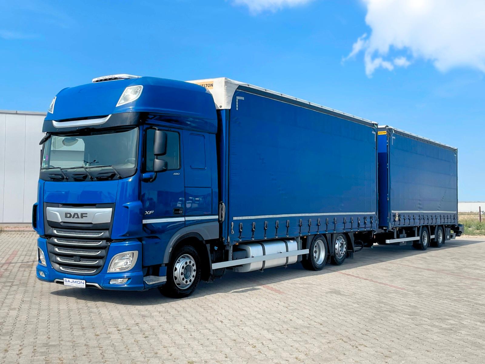 DAF XF 480 JUMBO 120M3 LKW  WECON TANDEM EDSCHA