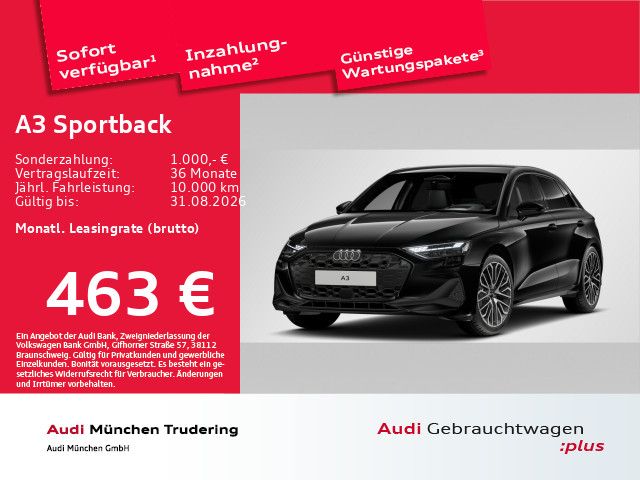 Audi A3 Sportback TFSI S tronic ACC/AHK/HuD
