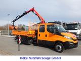Iveco 70 C 18 DoKa/Kipper/Palfinger Kran/Greifer/2xAHK