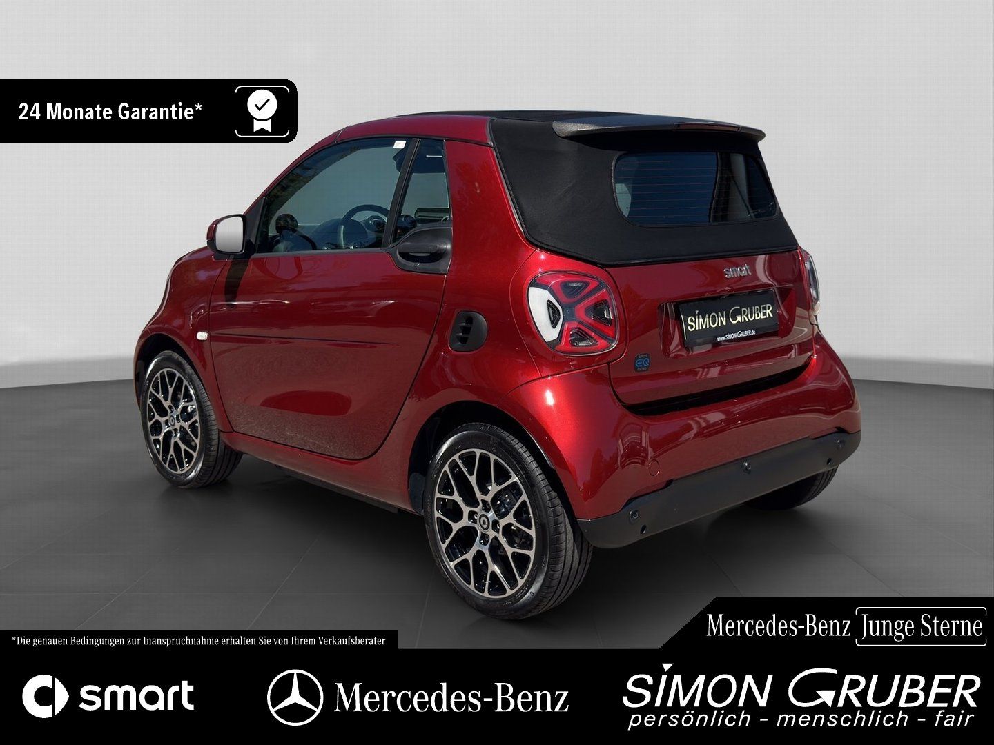 Fahrzeugabbildung Smart smart fortwo EQ Cabrio Excl. Leder Carbon 22KW