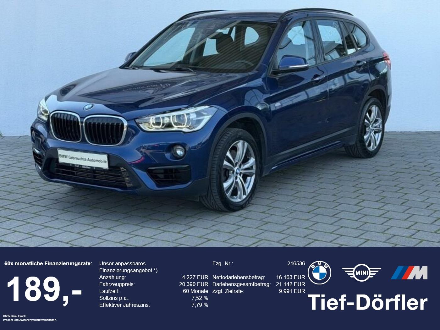 BMW X1 xDrive20i Sport Line LED+/AHK/PDC/Klima LED+/