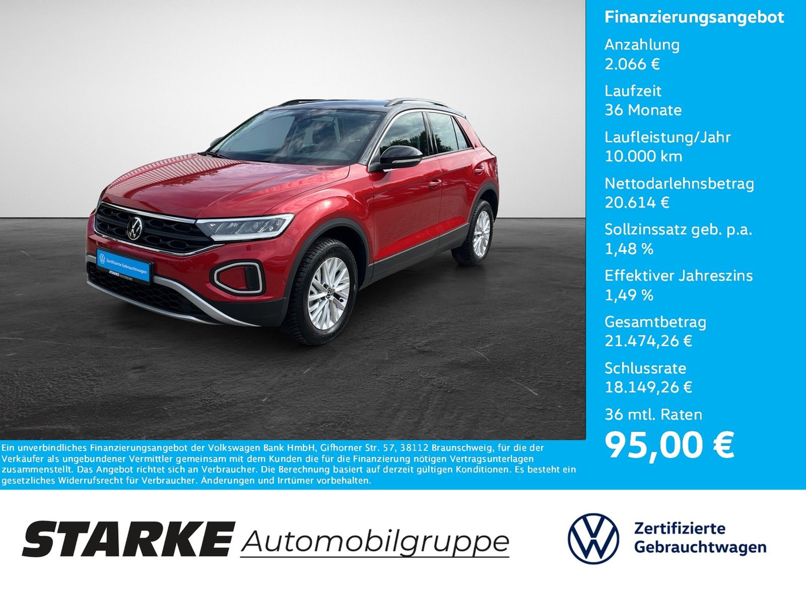 Volkswagen T-Roc 1.0 TSI Life Standheiz Navi LED PDC LM Te foto 1