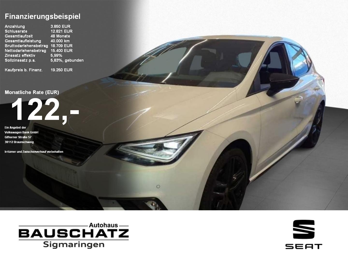 Seat Ibiza 1.0 TSI FR Black Edition *LED*NAVI*SH*RFK*