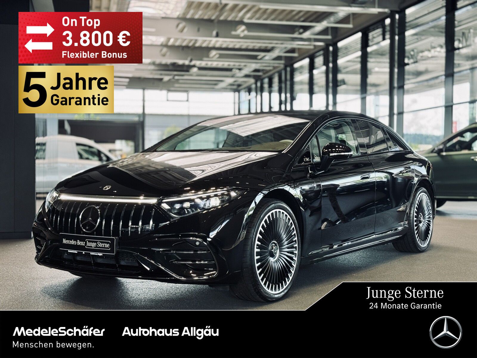 MERCEDES-BENZ EQS 53 AMG Night 22" MASSAGE Carbon TV-Fond