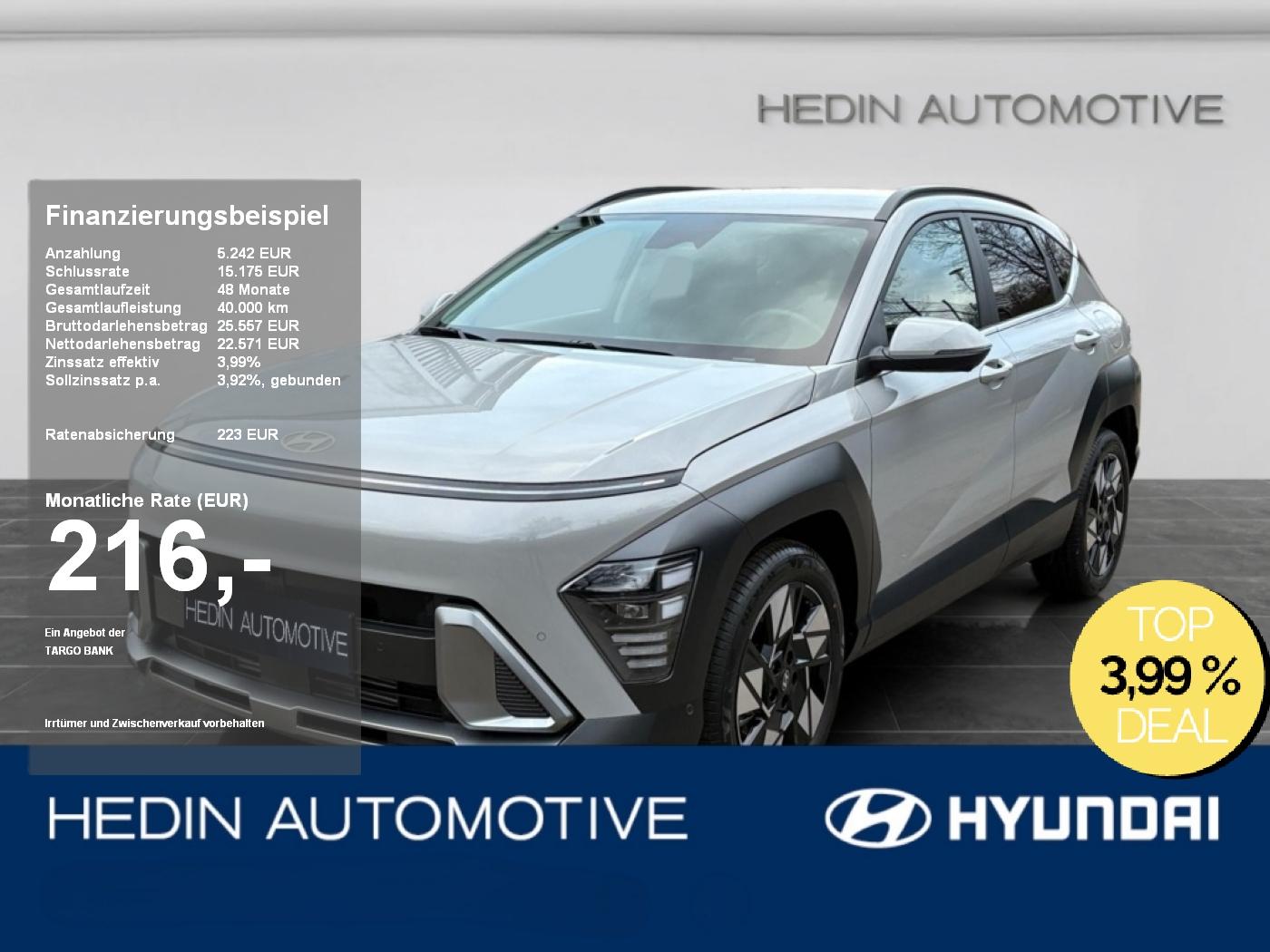 Hyundai Kona SX2 1.6 T-GDi 7-DCT 4WD PRIME AMBIENTE SHZ