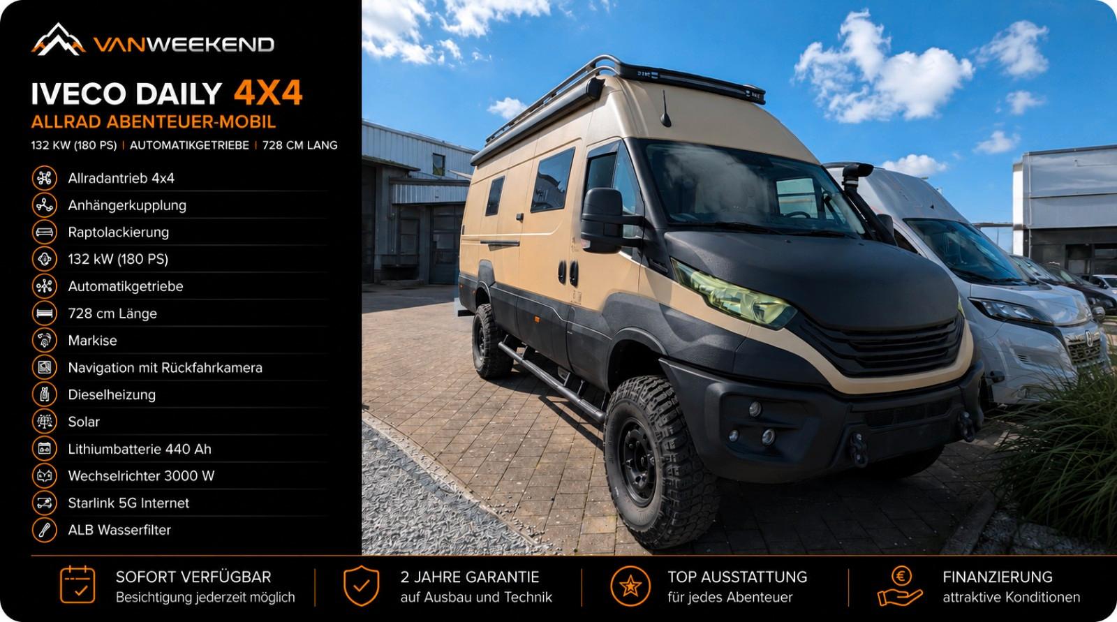 Iveco Daily 4x4 Automatic Yellow Beast Extreme