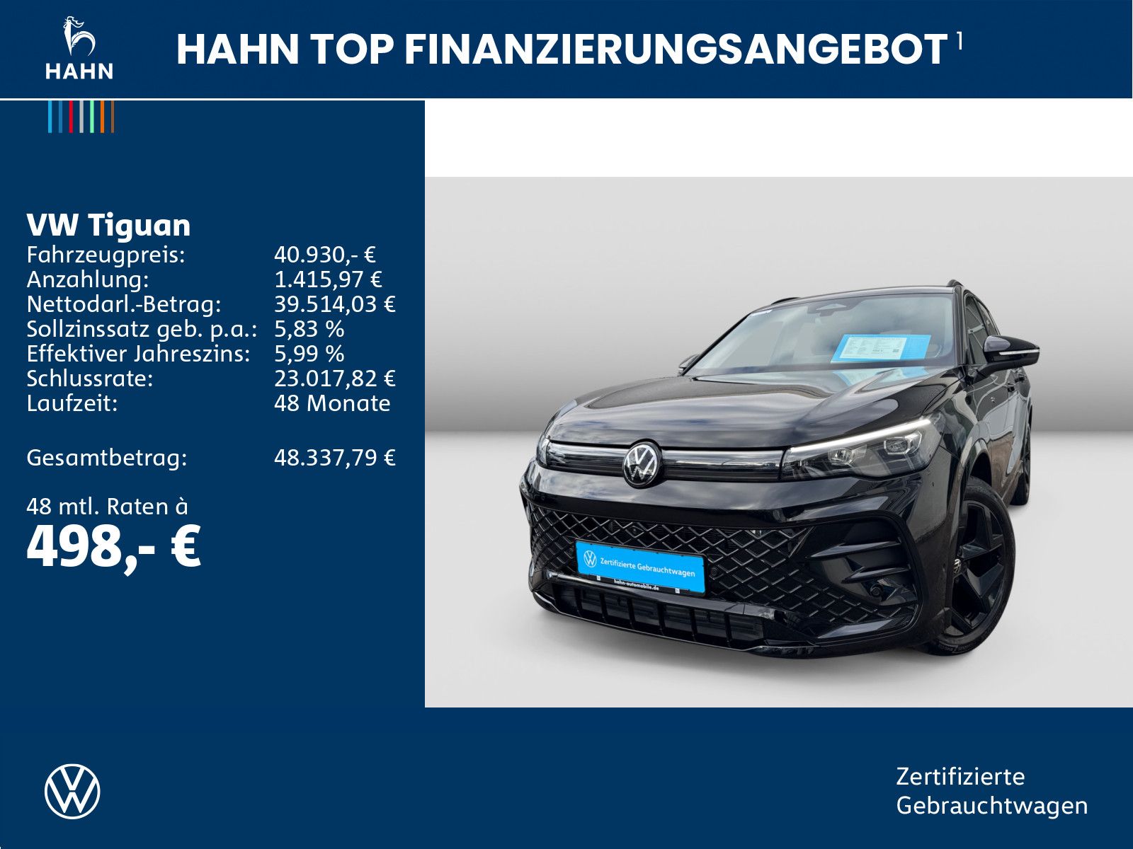 Volkswagen Tiguan 2.0TDI DSG R-Line BlackStyle 360° AHK LED foto 2