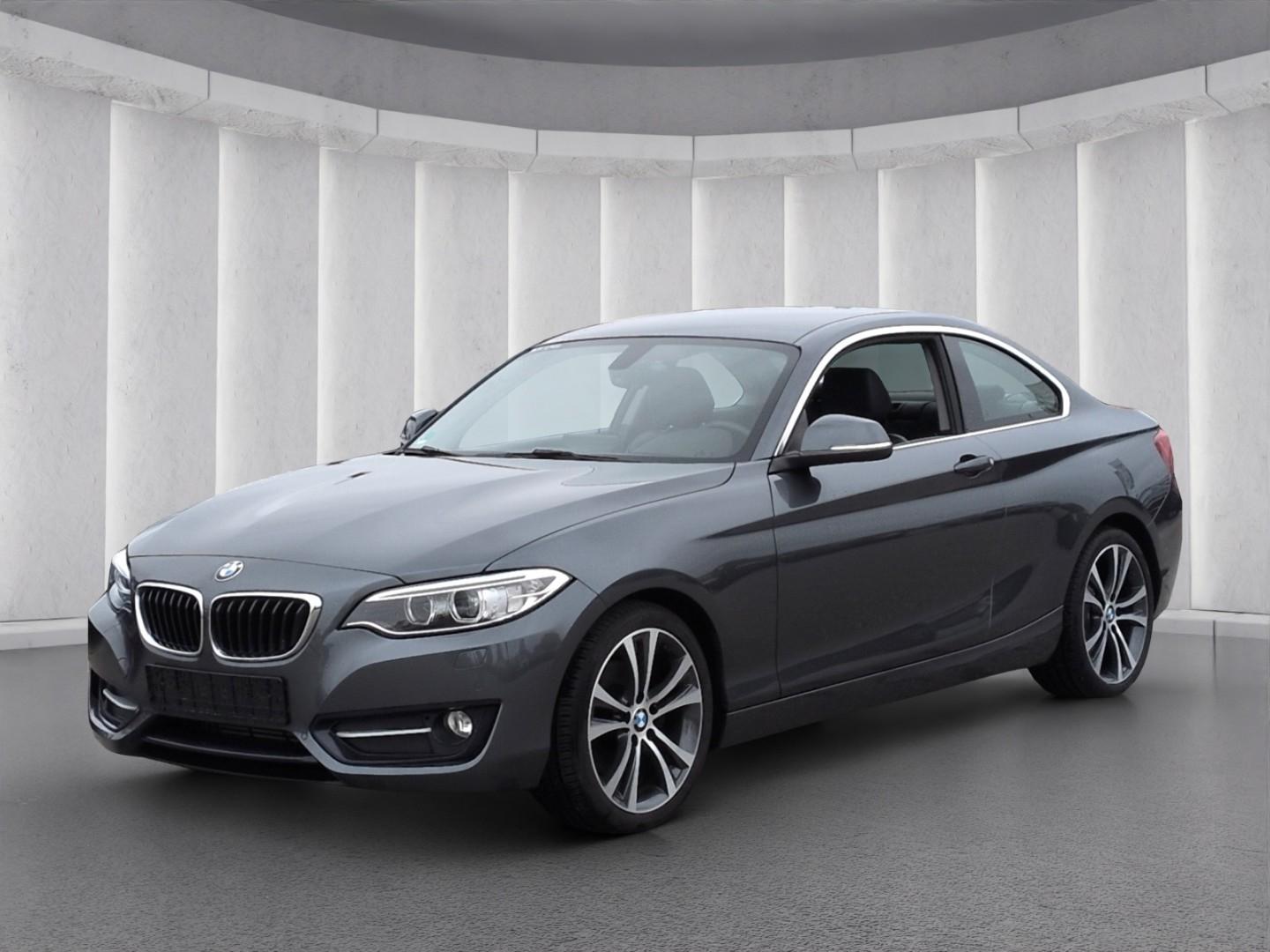 BMW 225 d Coupe Sport Line*Autom AHK Leder Harm/Kard