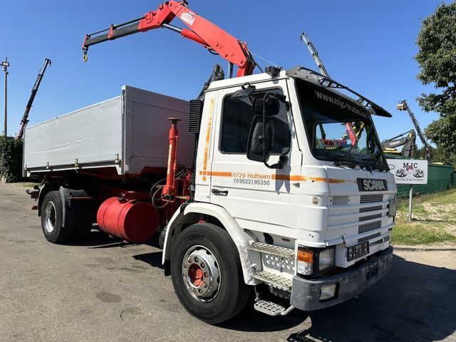 Scania 113H-360 4x2 - TIPPER + CRANE F95.22 - STEEL SPR