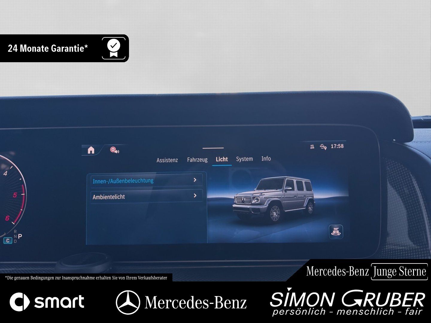 Fahrzeugabbildung Mercedes-Benz G 450 d Professional Night II Standheizung AHK