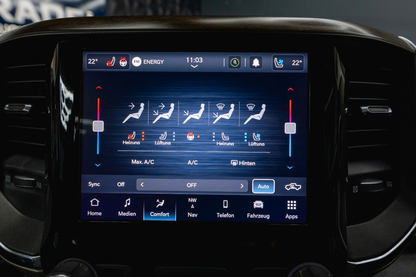 Fahrzeugabbildung Dodge RAM 5.7 V8 HEMI 4x4 LARAMIE LPG Offroad Bodylift