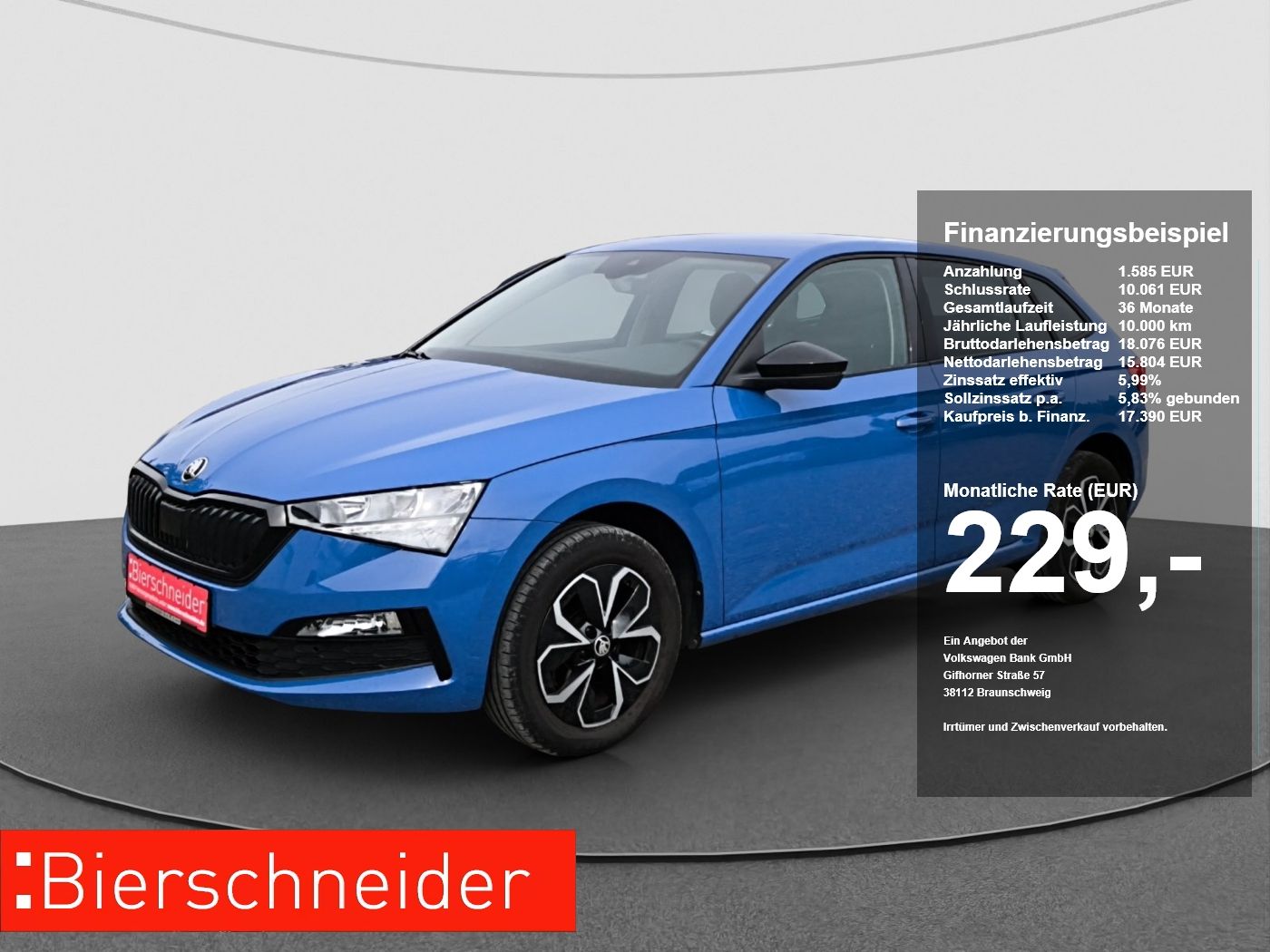 Skoda Scala 1.0 TSI DSG Ambition SITZH KLIMAAUT LED