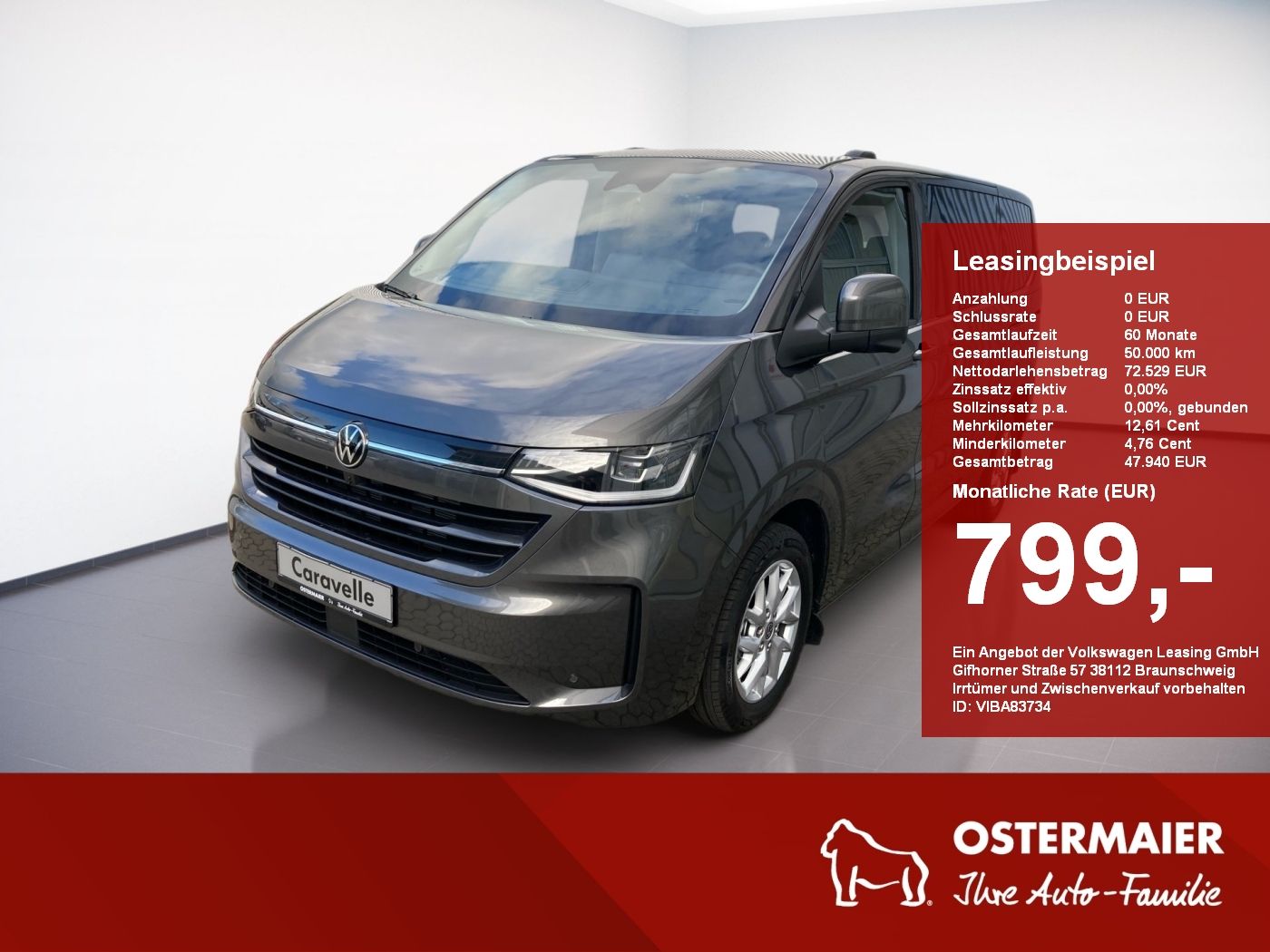 Volkswagen T7 Caravelle Style 2.0 TDI Aut. 8-S.,AHK,PANO,NA