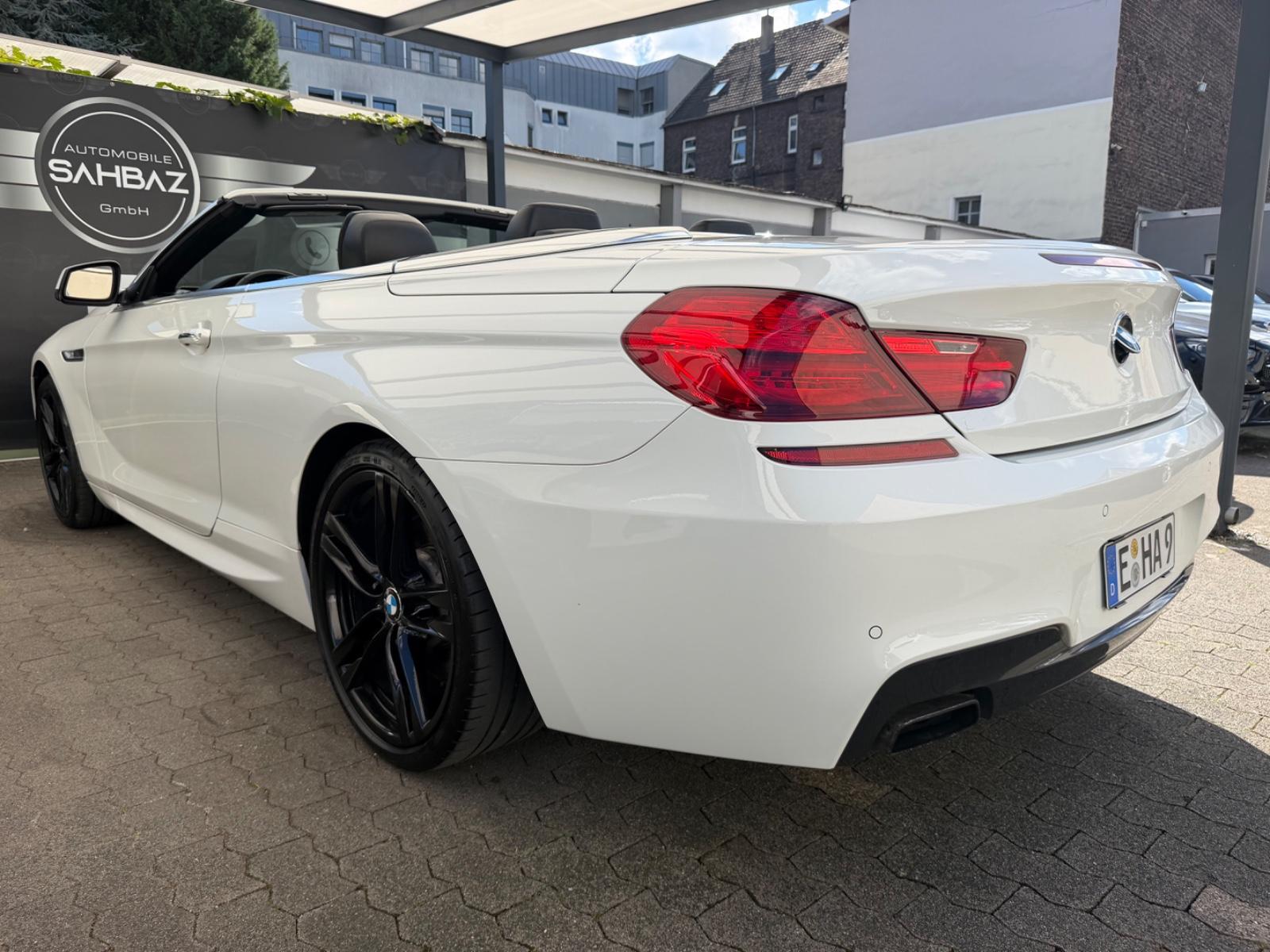 BMW Série 6 650i Cabriolet Pack M Sport | 405 ch | BVA | Son Bang & Olufsen | Affichage tête haute | Caméra 360° | Sièges ventilés | Keyless