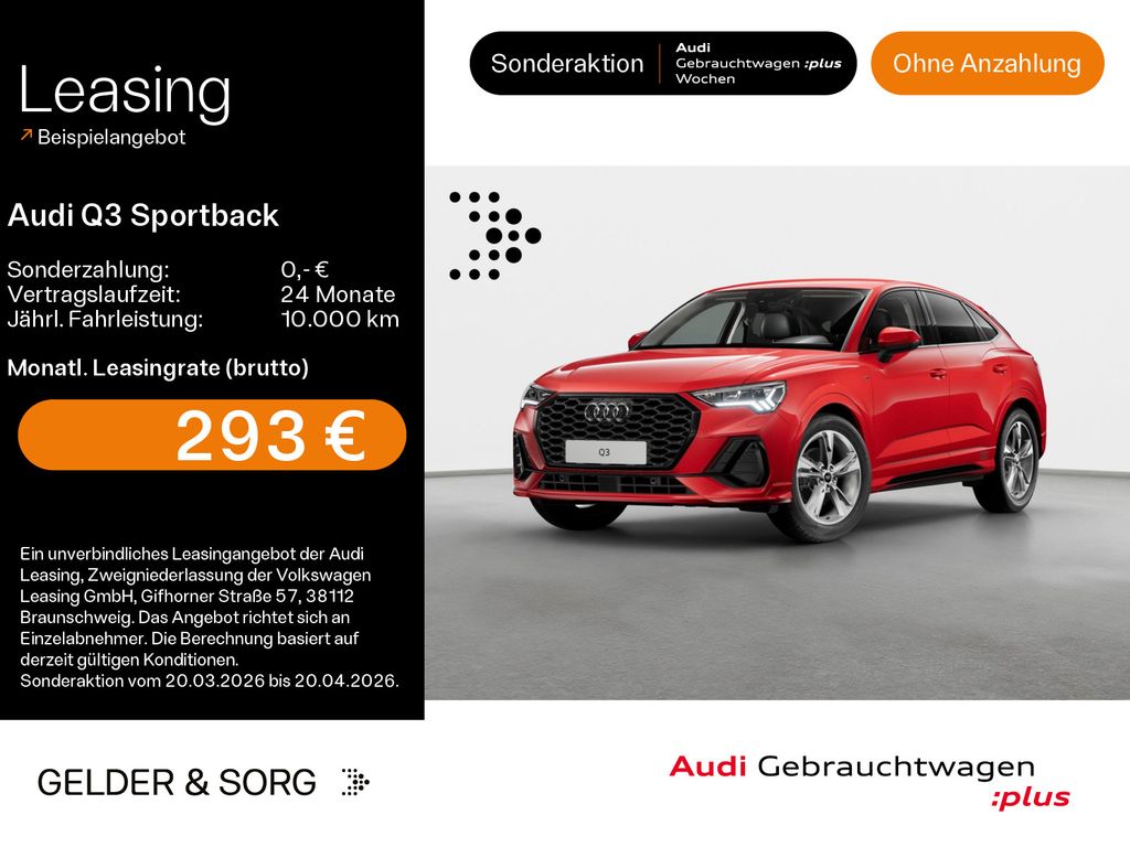 Audi Q3 Sportback 35 TDI S line ACC*360°*AHK*CarPlay*