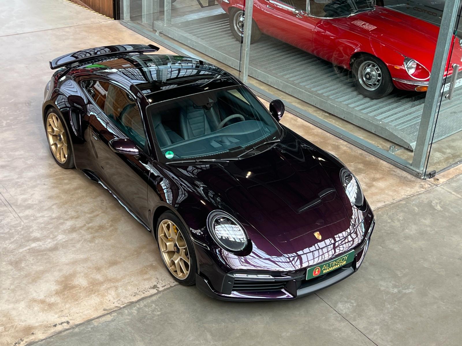 Porsche 992 TURBO S, PTS Amethyst,Keramik,Voll