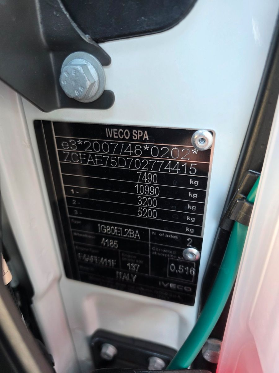 Fahrzeugabbildung Iveco Eurocargo ML75E19/P LBW Spoiler Klima 3 Sitze