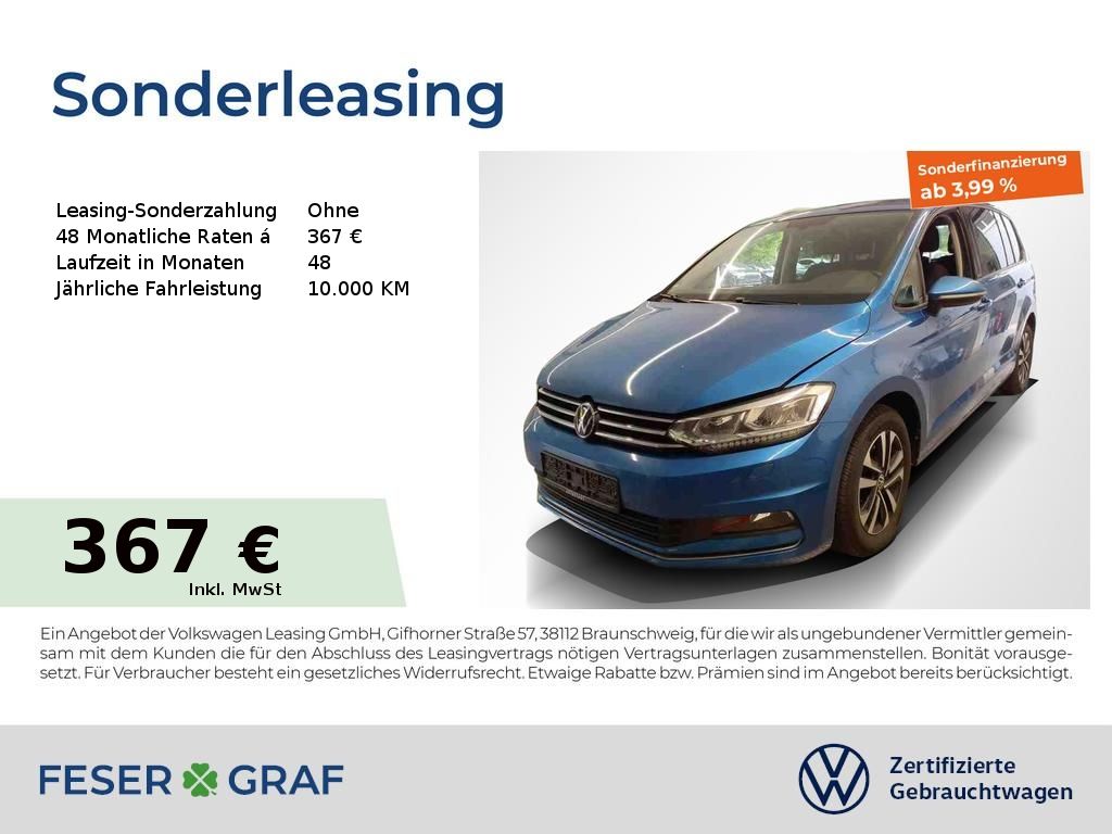 Volkswagen Touran United 1.5 TSI Navi AHK LED LM SiHz