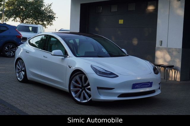 TESLA Model 3 Performance Dual AWD LEDER+PANO+KAME+ALU