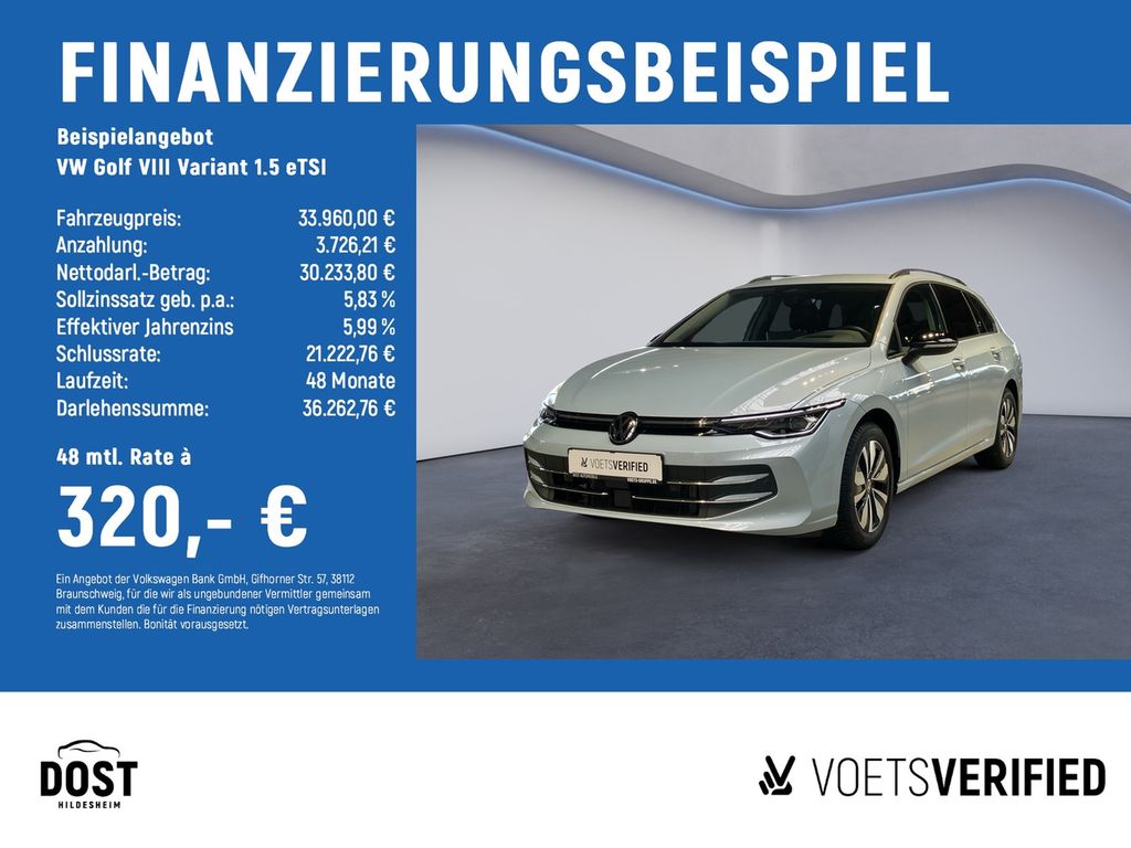 Golf VIII Variant 1.5 eTSI Goal KAMERA+LED+NAVI