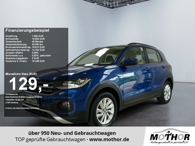 Volkswagen T-Cross Life 1.0 TSI Einparkhilfe Sitzh. LED