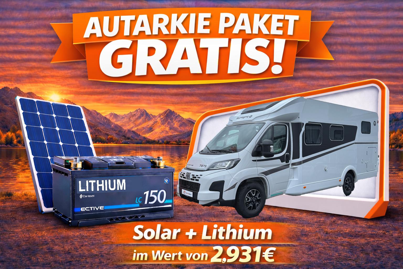 Sunlight T 67 S Adventure, 90l,Truma 6E,REMIS,AKTION 