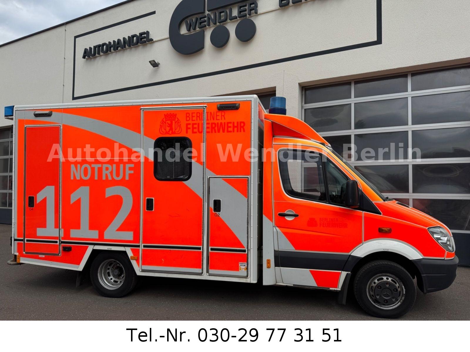 Mercedes-Benz Sprinter 516 CDI RTW Fahrtec Stryker Trage+Stuhl