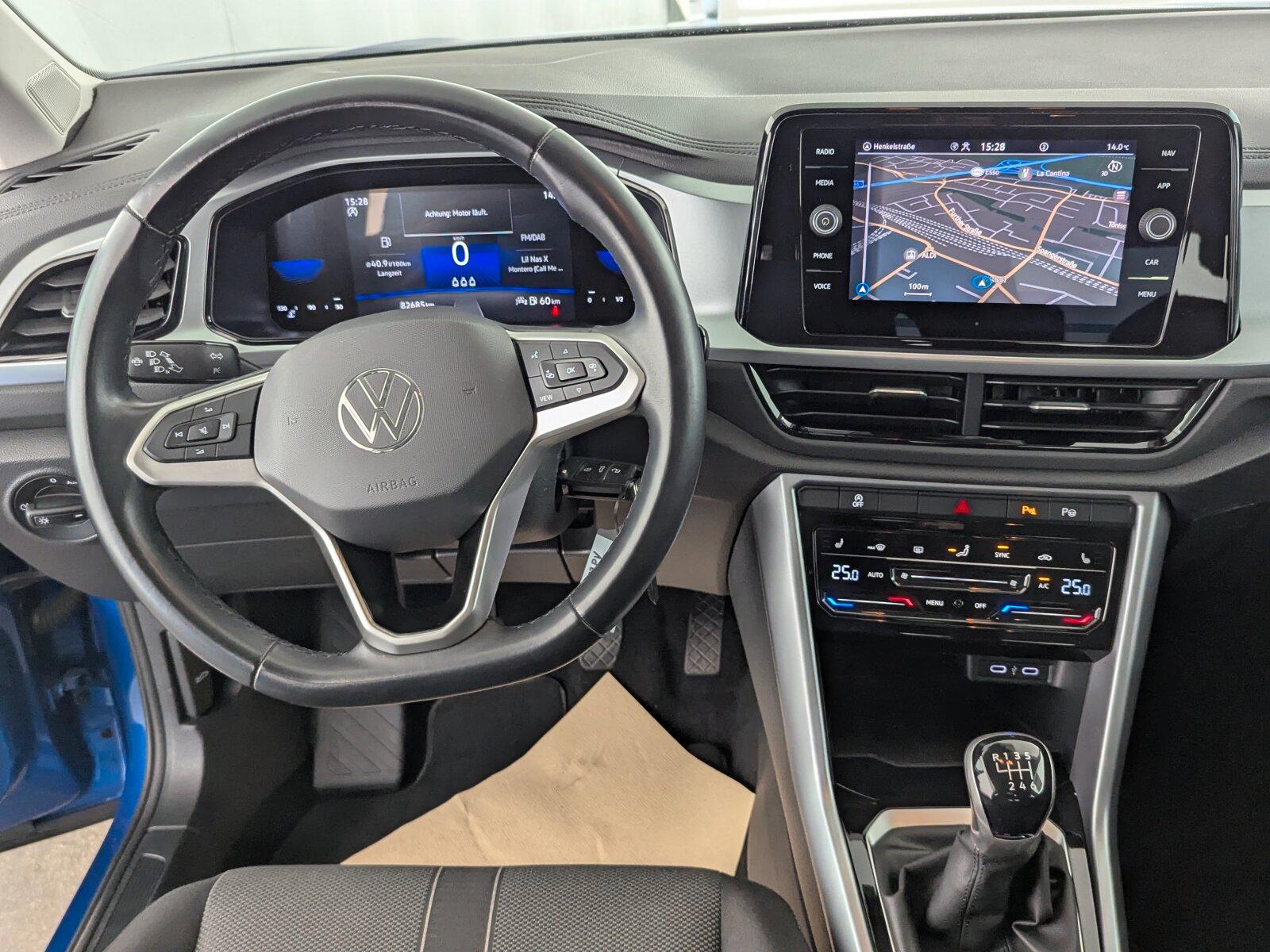 Volkswagen T-Roc 1.0 TSI Life OPF LED+NAVI+PDC+SHZ+Klima, миниатюра 14