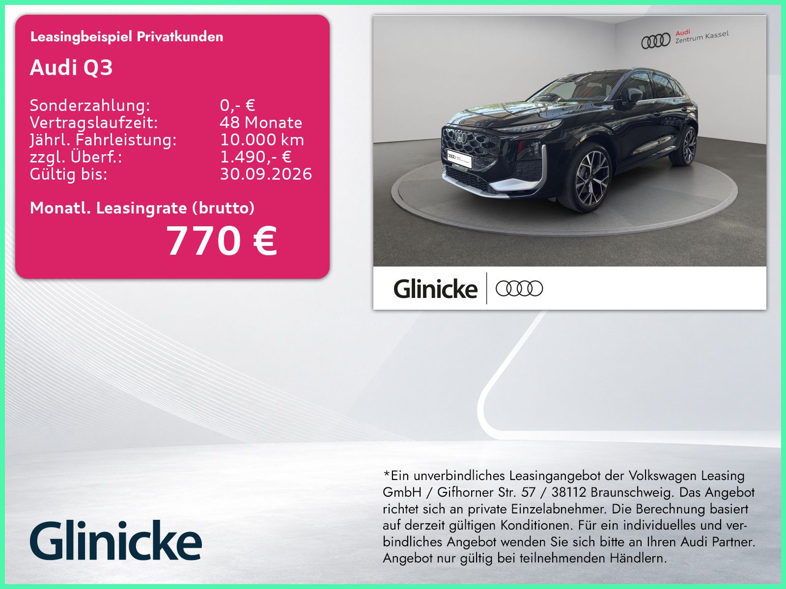 Audi Q3 SUV e-hybrid S line LED AHK Tech plus