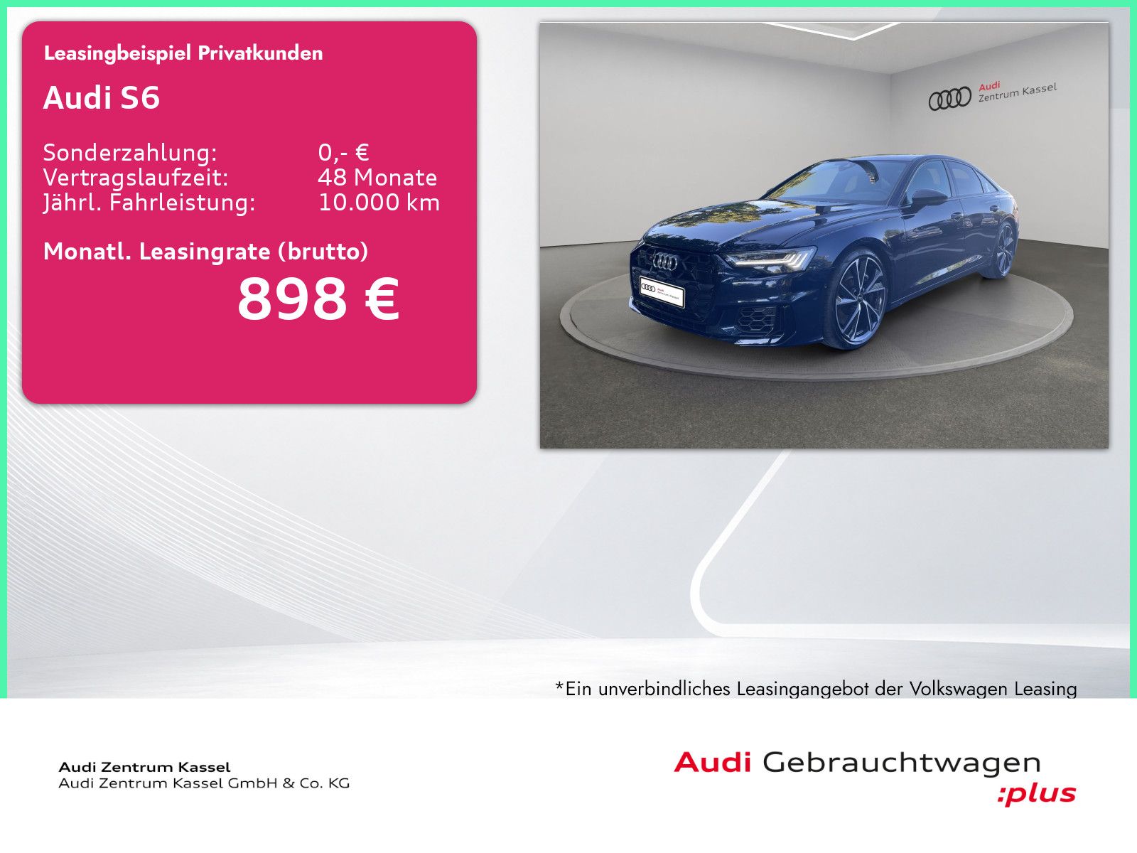 Audi S6 Lim. 3.0 TDI qu. Matrix B&O Pano HuD 360°