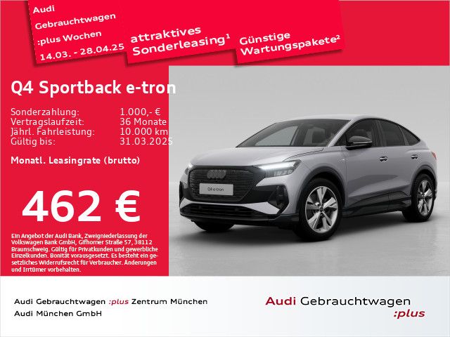 Audi Q4 Sportback e-tron 45 S line AHK/Navi+/Wärmepum