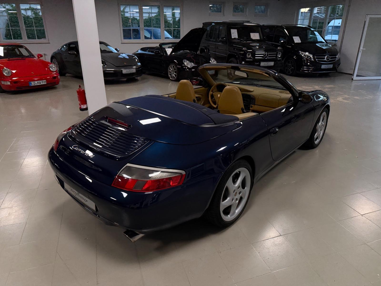 PORSCHE 911 996 CARRERA 4 CABRIOLET 3.4 300ch TIPTRONIC S - CUIR - SIÈGES CHAUFFANTS - GPS - HISTORIQUE PORSCHE