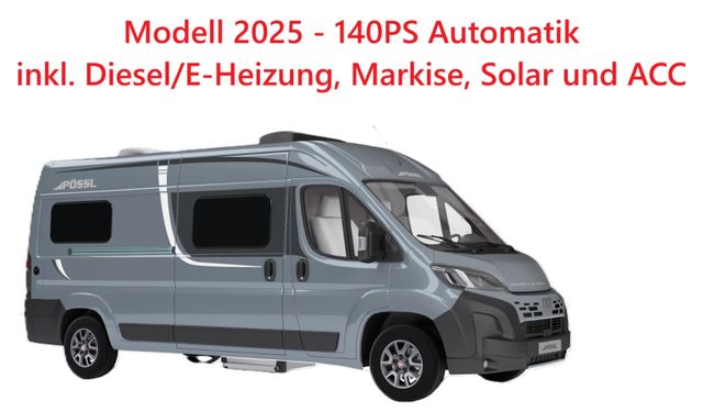 Pössl Roadstar 600 L Automatik, Diesel+E Heiz., Solar