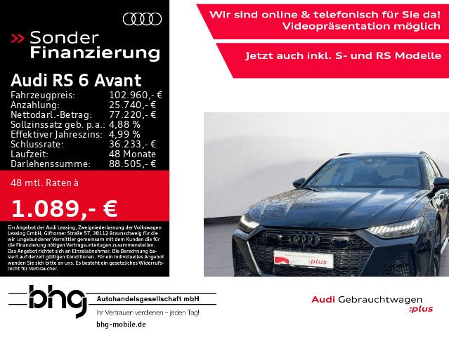 Audi RS6 Avant 4.0 TFSI quattro Matrix/AHK/Pano/B&O/S