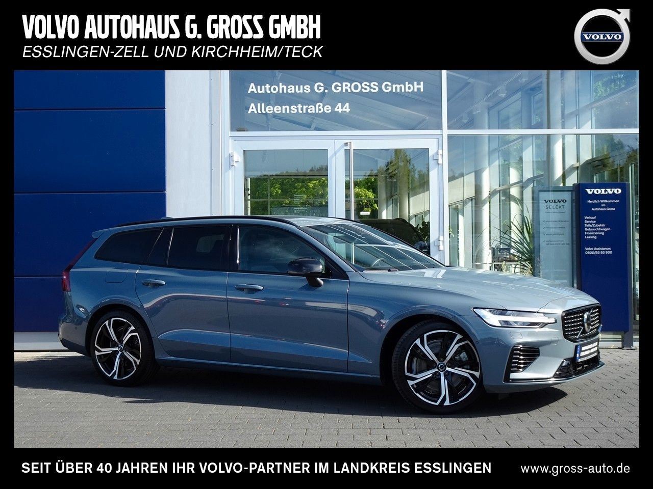 Volvo V60 T6 AWD Recharge Geartronic Plus Dark