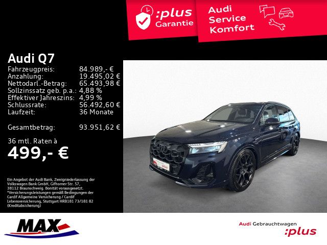 Q7 50 TDI QUATT S LINE 7-SITZER MATRIX+PANO+AHK+