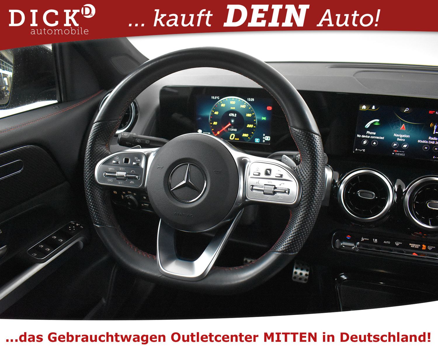 MERCEDES-BENZ GLB220d 4M 2X AMG Line NIGHT+NAV+LED+AHK+ACC+19" - Image 15