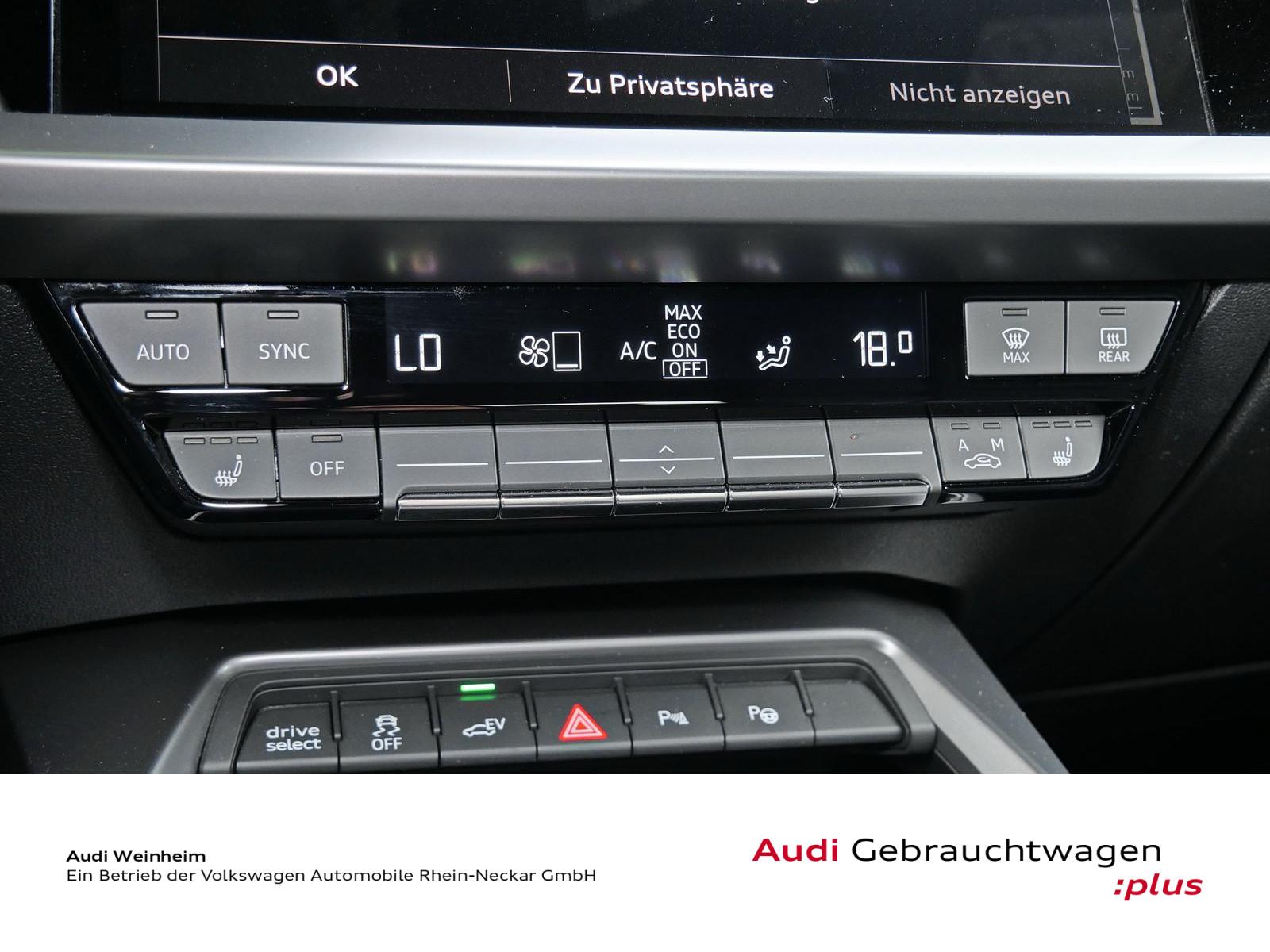 Audi A3 45 TFSI Black Paket S-Line Head Up LED S-tron, миниатюра 16