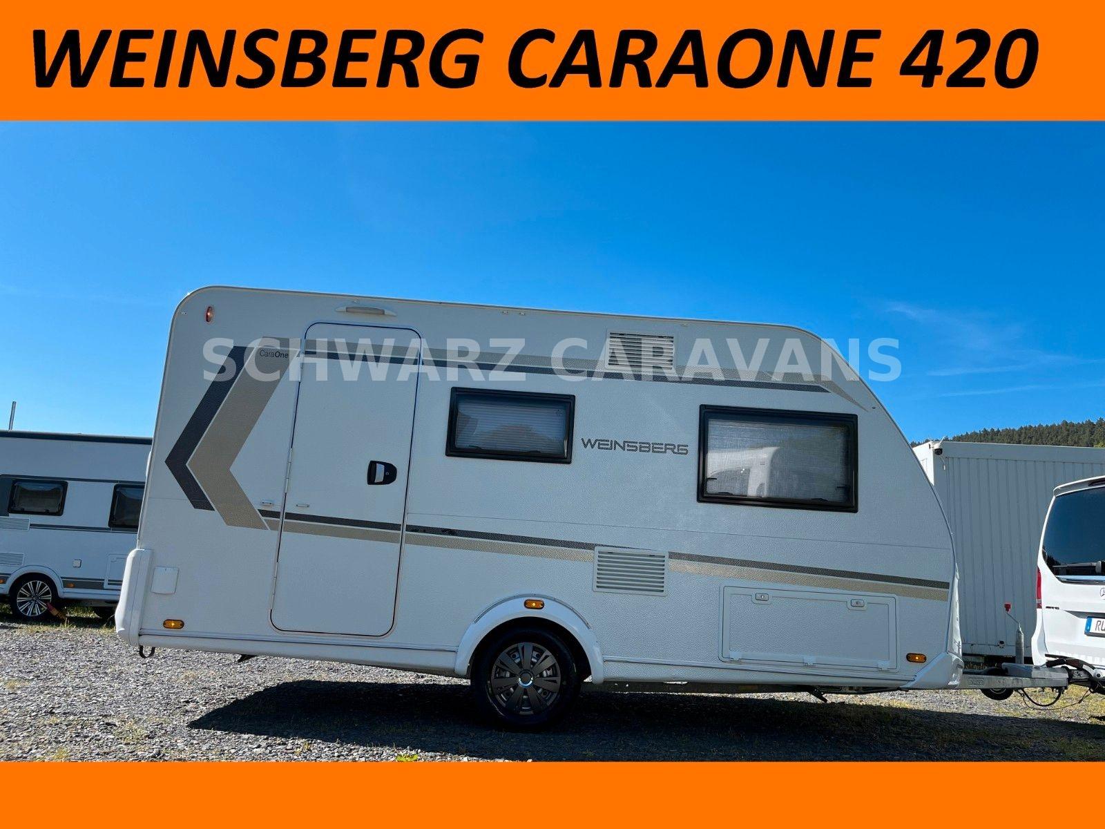 Weinsberg 420 QD CARAONE TOWERKÜHLSCHRANK + PAKETE 1.HAND