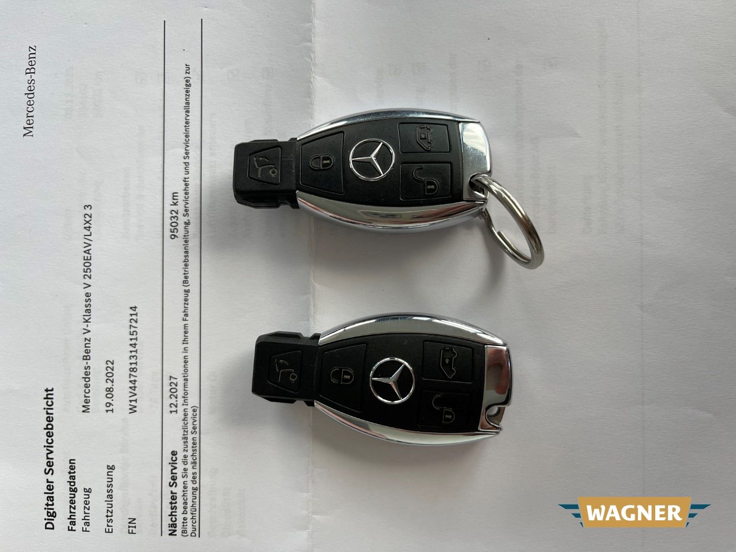 Fahrzeugabbildung Mercedes-Benz V 250 d AVANTGARDE AMG EDITION lang Night Paket