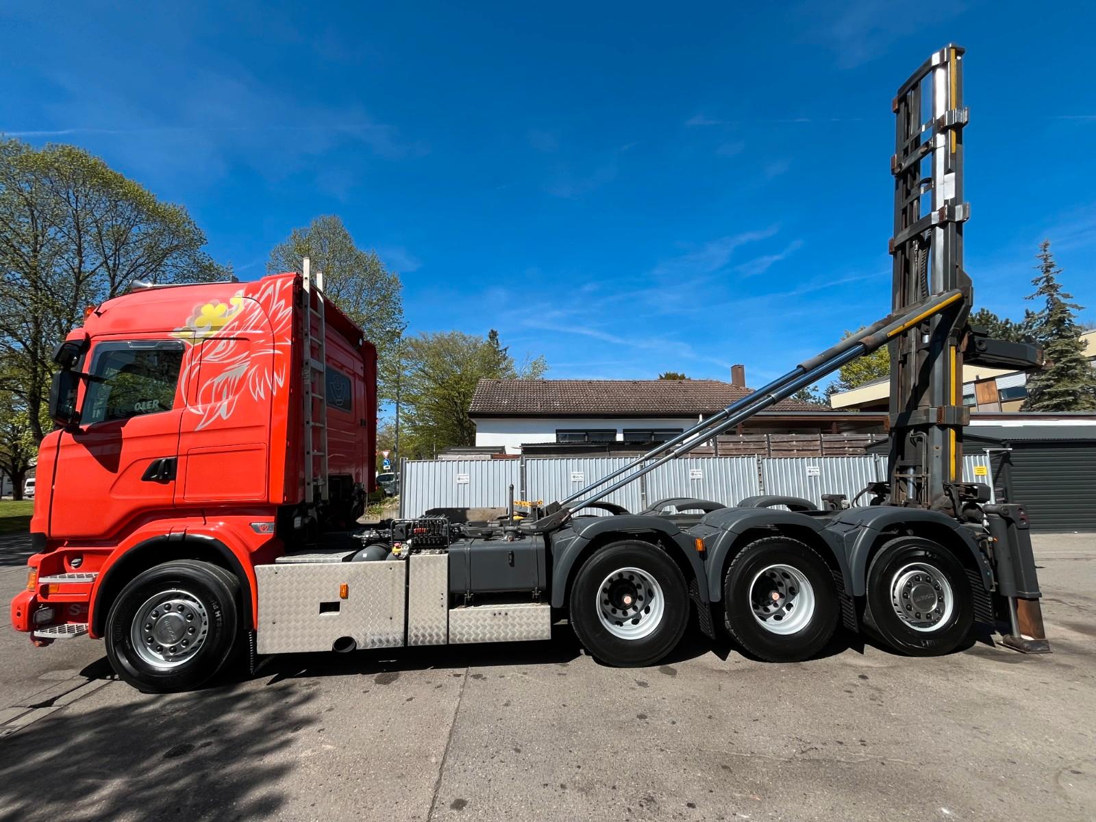 Scania R500 8x4*VELSYCON Combilift*Silosteller*Abroller