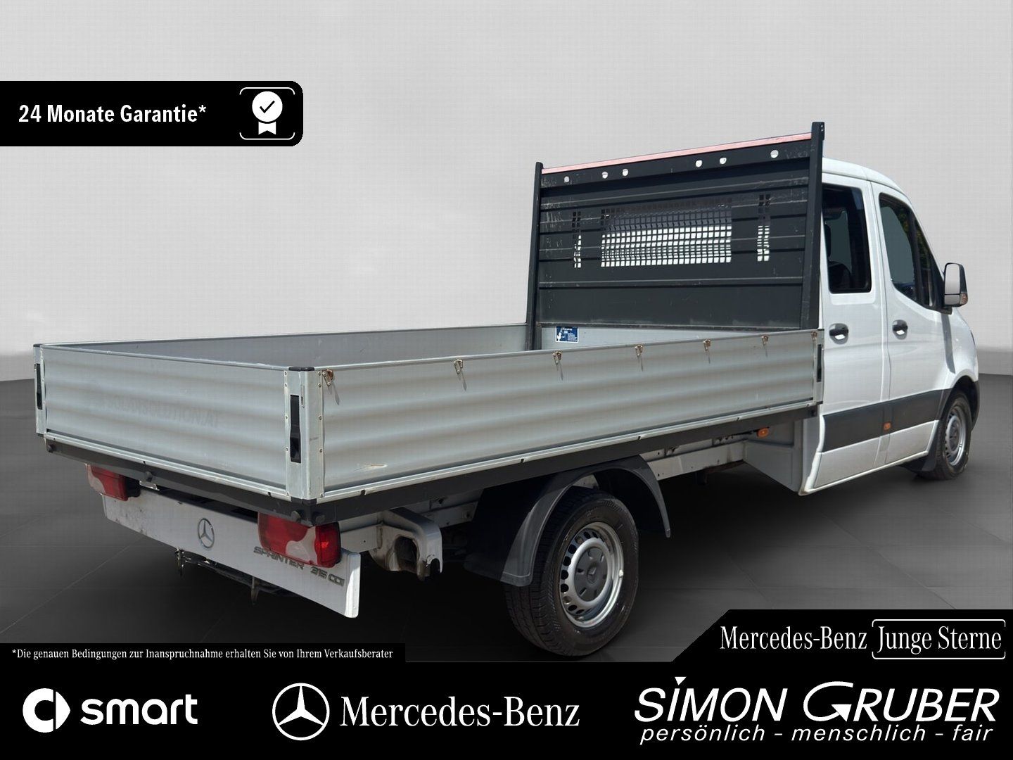 Fahrzeugabbildung Mercedes-Benz Sprinter 315 Pritsche Lang 7-Sitzer Klima DAB