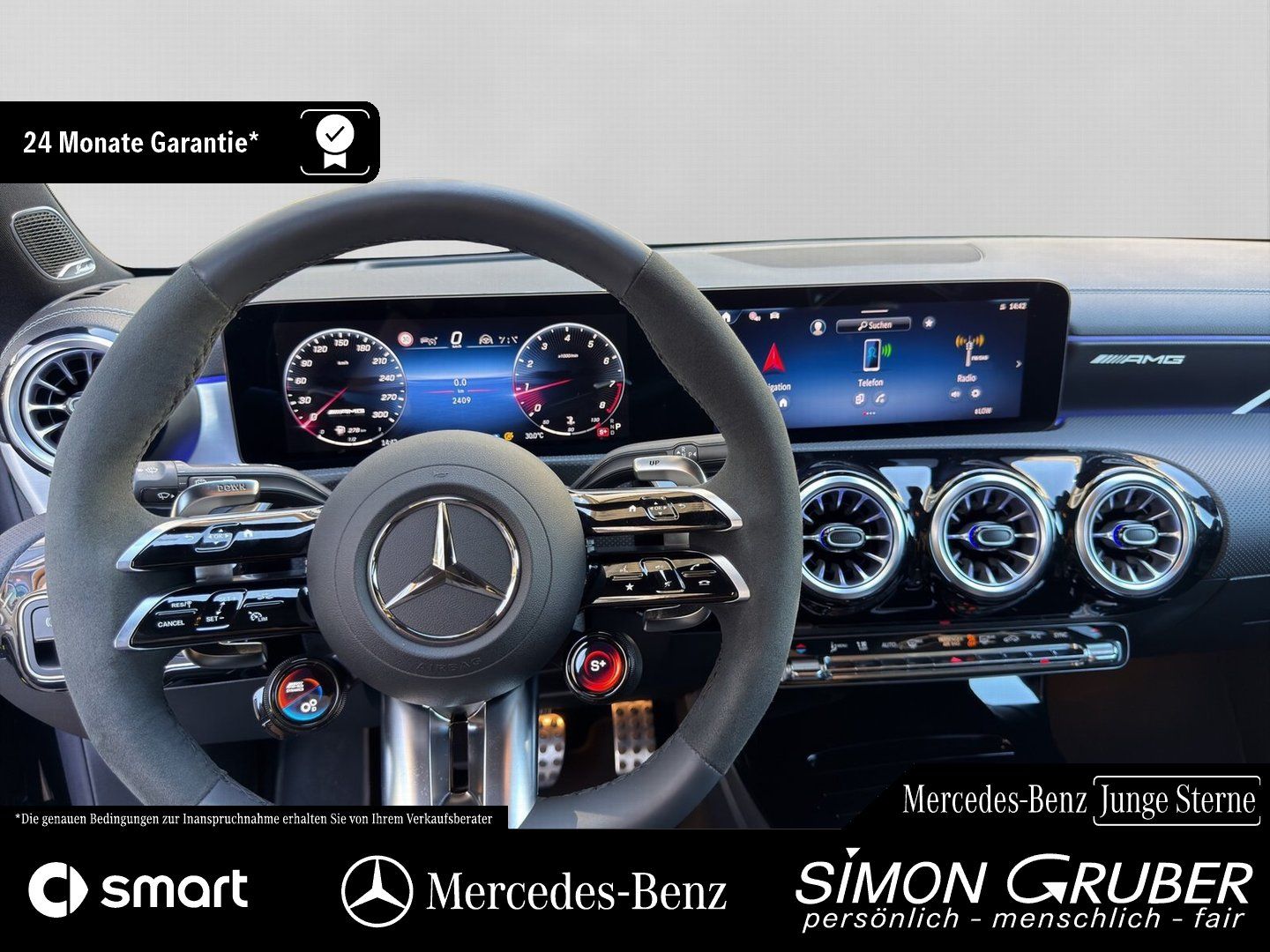 Fahrzeugabbildung Mercedes-Benz CLA 45 S 4M+ SB AMG Perfo Leder Aero Driver HUD
