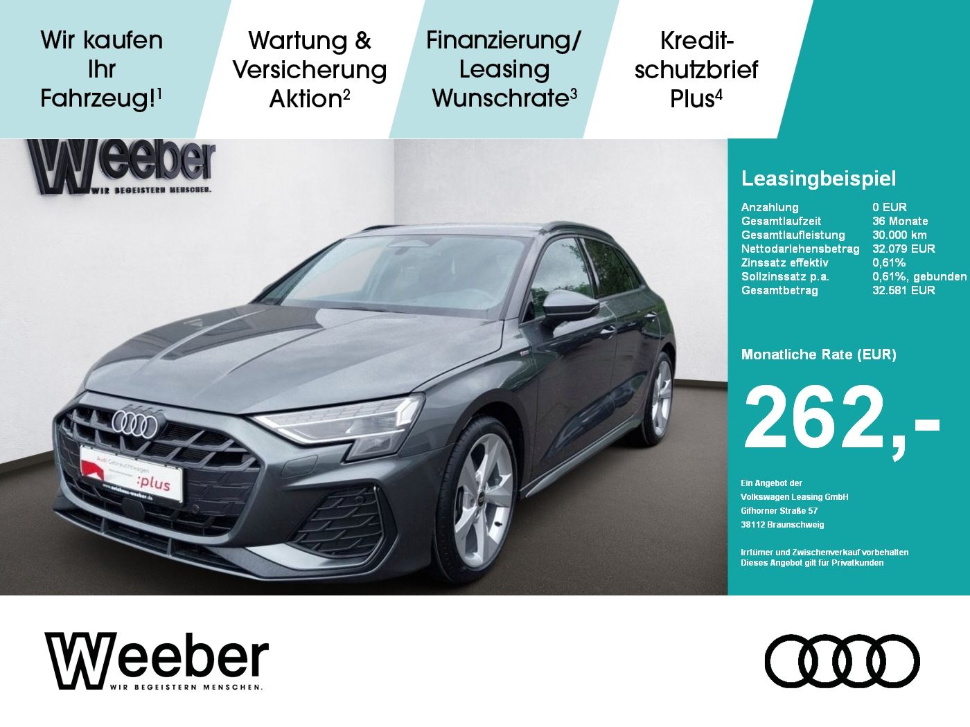 Audi A3 Sportback S line *AHK*APP CONNECT*LED*HUD*NAV