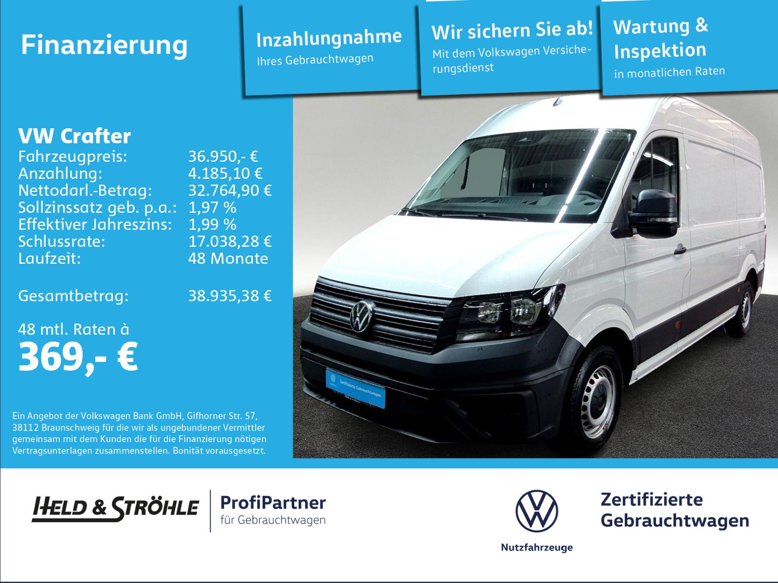 Volkswagen Crafter 35 Kasten 2.0 TDI HD 270° AHK-VORB. RFK