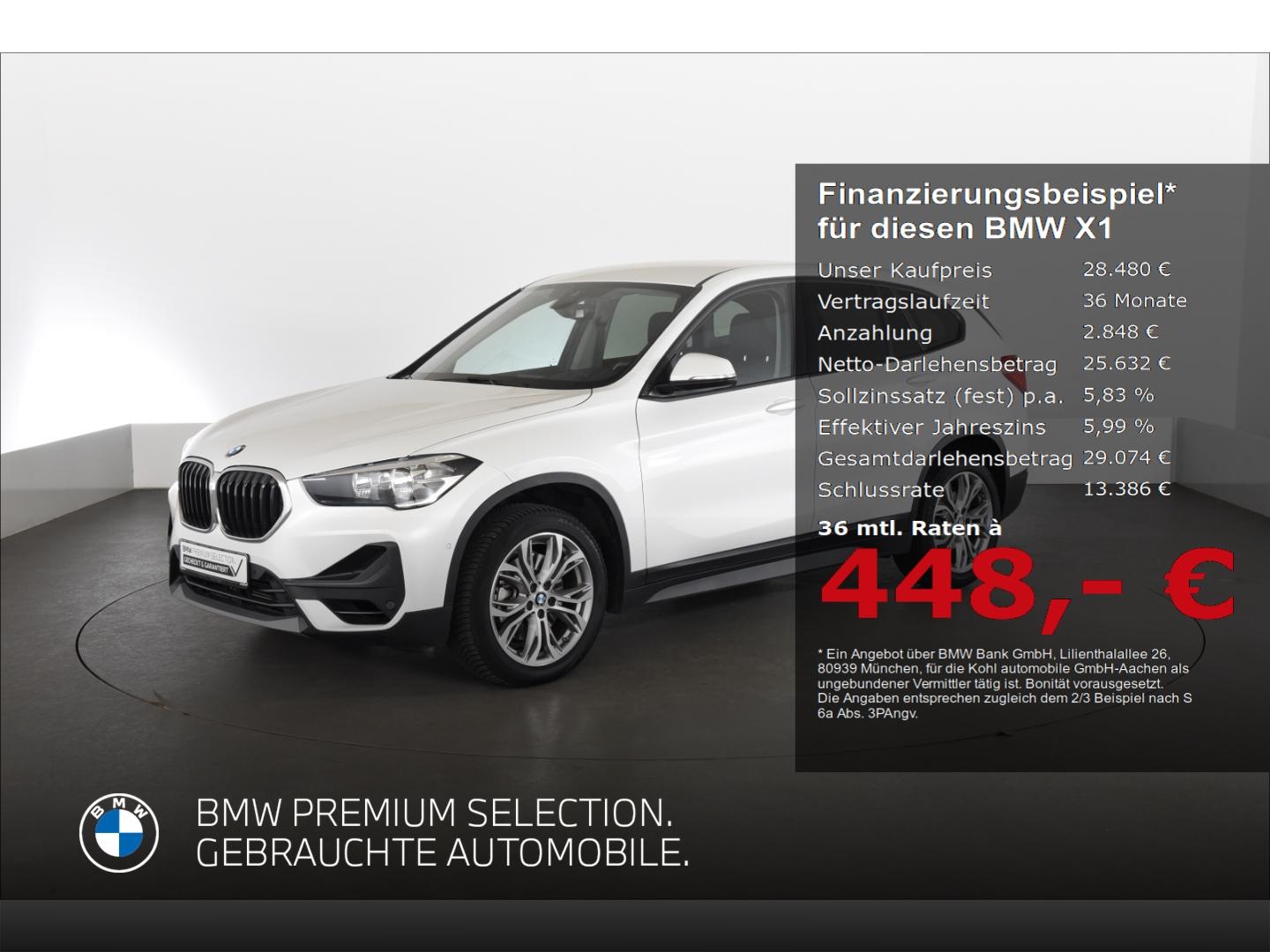 BMW X1 xDrive 20i Advantage Rückfahrkamera Sonnensch