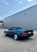 Mercedes-Benz Designo SL 320, 1 / 15 weltweit, 87Tkm, AMG Aluf - Mercedes-Benz SL 320 mit Benzin-Antrieb: Blau, Cabrio