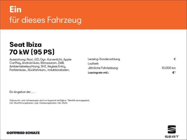 Seat Ibiza Xcellence 1.0 TSI LED Navi Kamera PDC