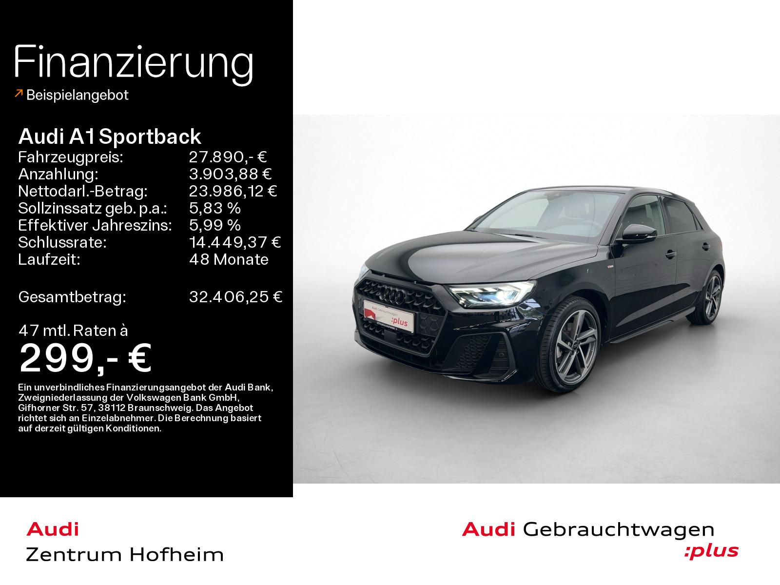 Audi A1 Sportback 35 TFSI 2x S line S tro*Sonos*LED*V